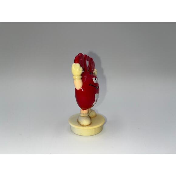 Vintage M&M Valentine's Day Red M & M I love you Heart Cake Topper cupcake OMG - Picture 2 of 9